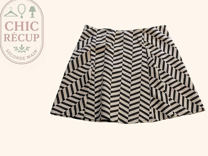 Mini-jupe Zara - 40 - Beige - Paval-58