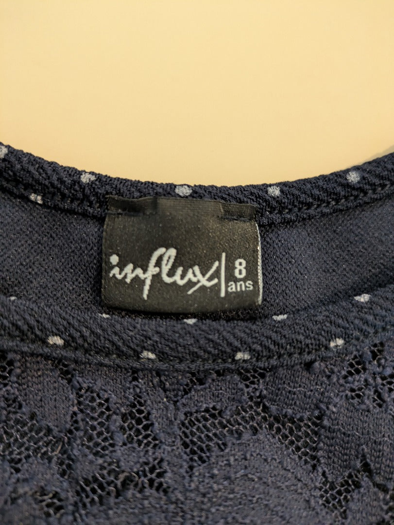 Robe Courte Influx - 8 Ans - Marine - Audeb-36