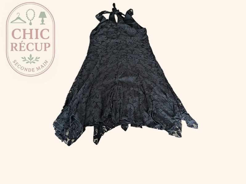 Robe Patrice Bréal - 44 - Noir - Dentelle