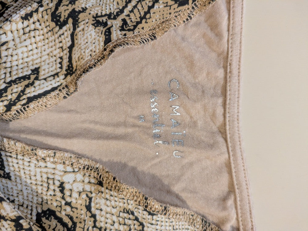 Blouse Camaïeu - M - Beige - Qubur-98