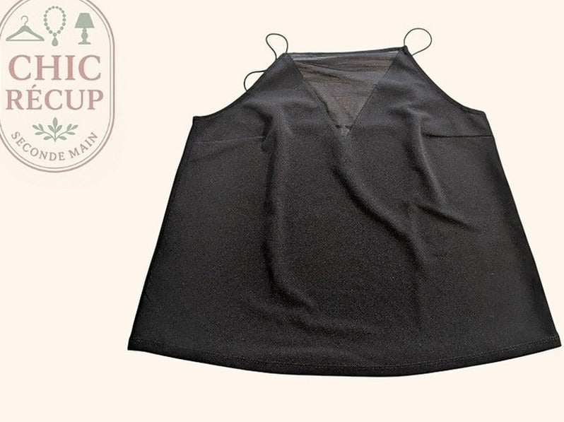 Tops Court H&m - M - Noir - Chpav-130