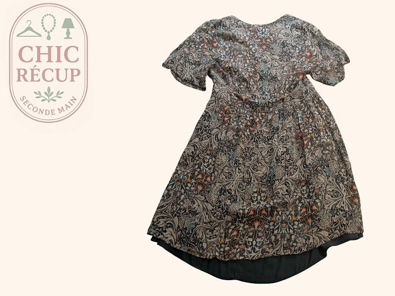 Robe Midi Ikks - 40 - Multicolore - Casor-6