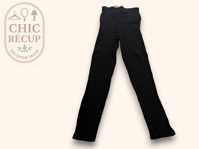 Pantalon Droit Zara - S - Noir - Amfat-31