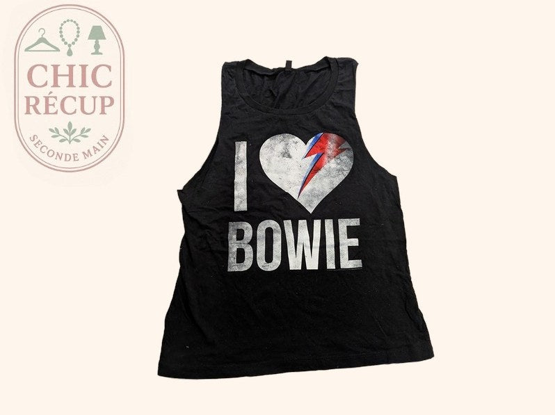 Débardeur Bowie - S - Noir - Elrio-09