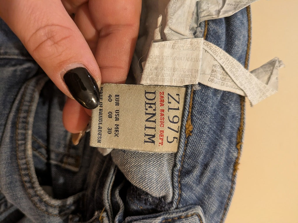 Jeans Skinny Zara - 42 - Bleu - Paval-56