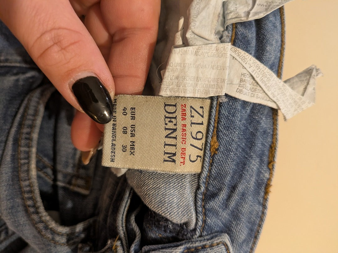 Jeans Skinny Zara - 42 - Bleu - Paval-56