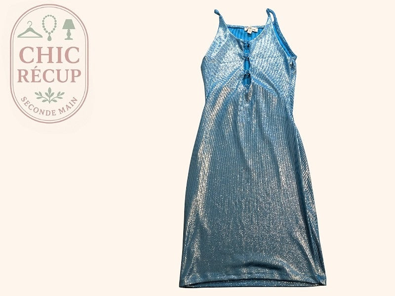 Robe Mini Jennyfer - Xs - Bleu - Shbad-78