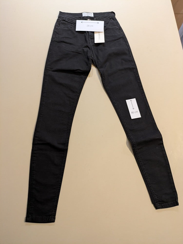 Jeans Skinny Terranova - Xs - Noir - Qubur-101