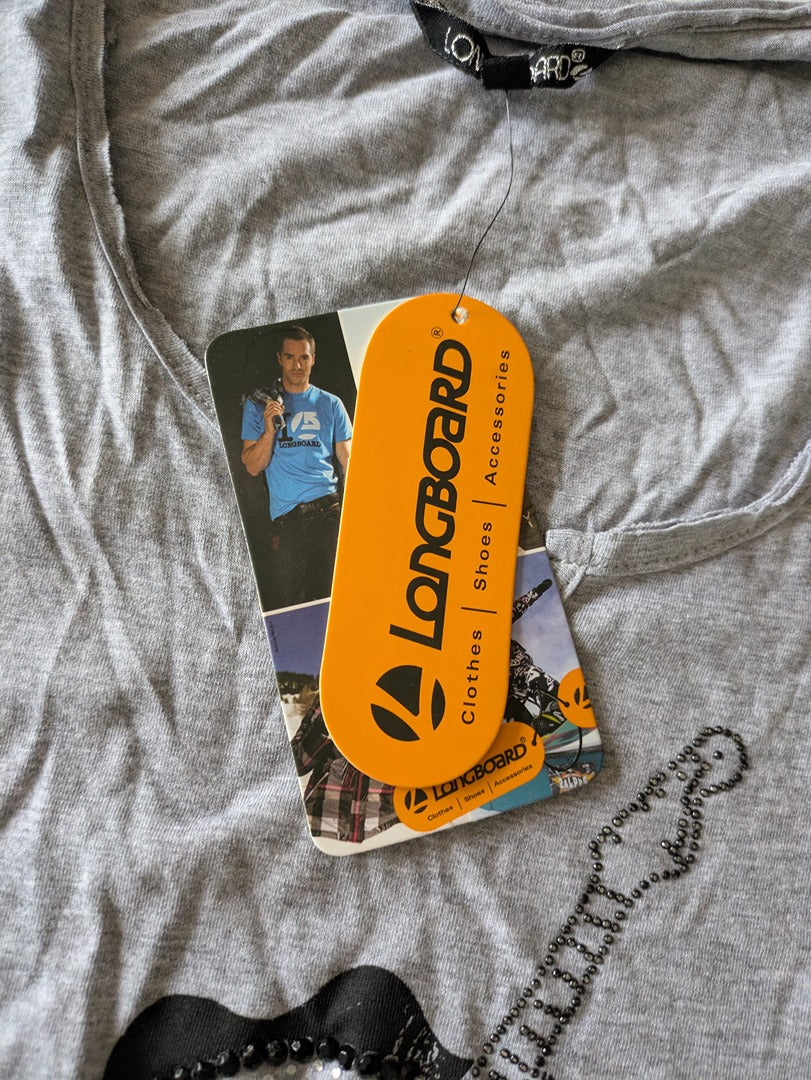 T-shirt Longboard - Xl - Gris - Labag-404