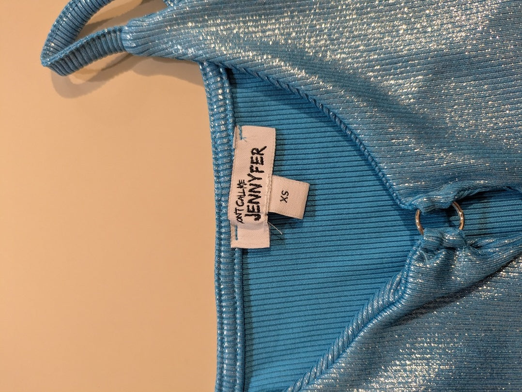 Robe Mini Jennyfer - Xs - Bleu - Shbad-78