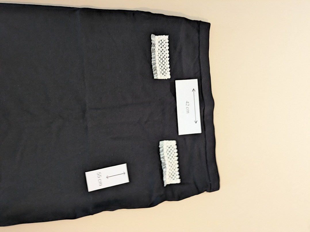 Jupe Midi Etincelle - Xl - Noir - Labag-261