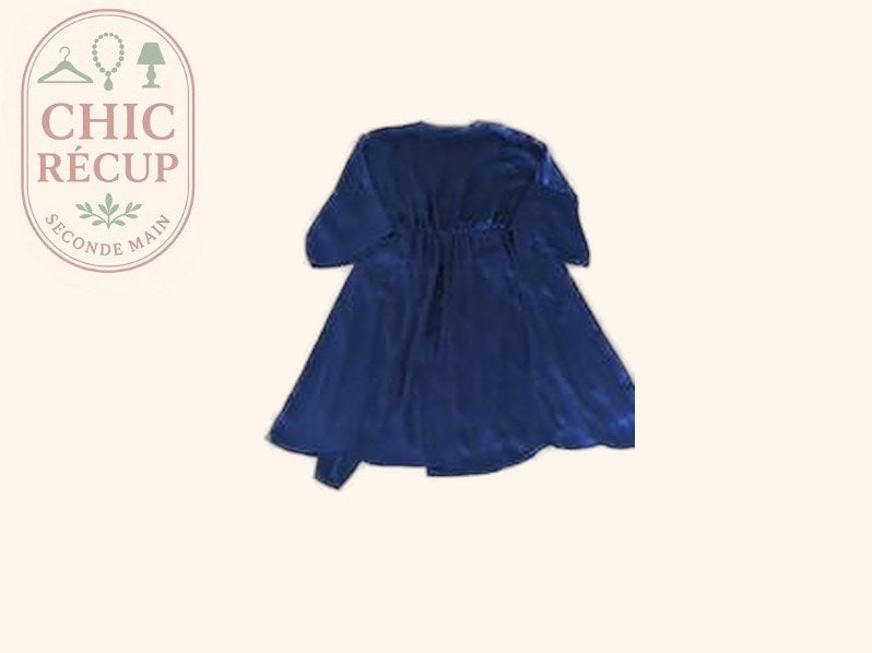 Robe Sans marque - M - Bleu - Mousseline