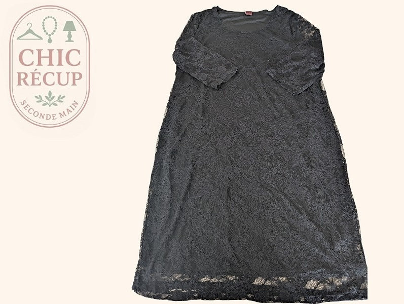Robe Midi Blancheporte - Xxl - Noir - Labag-63