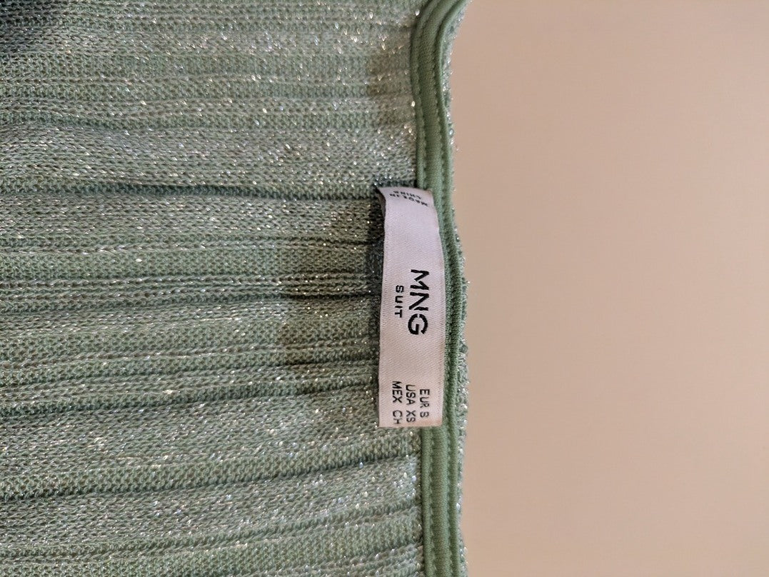 Robe De Soiree Mango - S - Menthe - Joghi-2