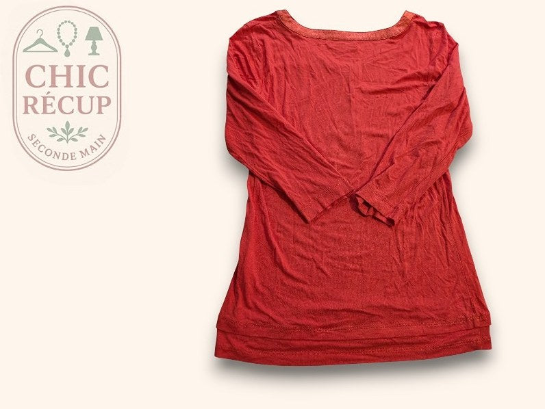 Blouse Patrice Breal - S - Rouge - Qubur-43