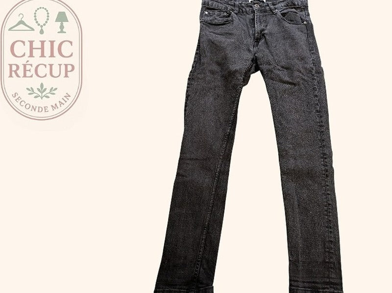 Jeans Slim Zara - M - Noir - Paval-15