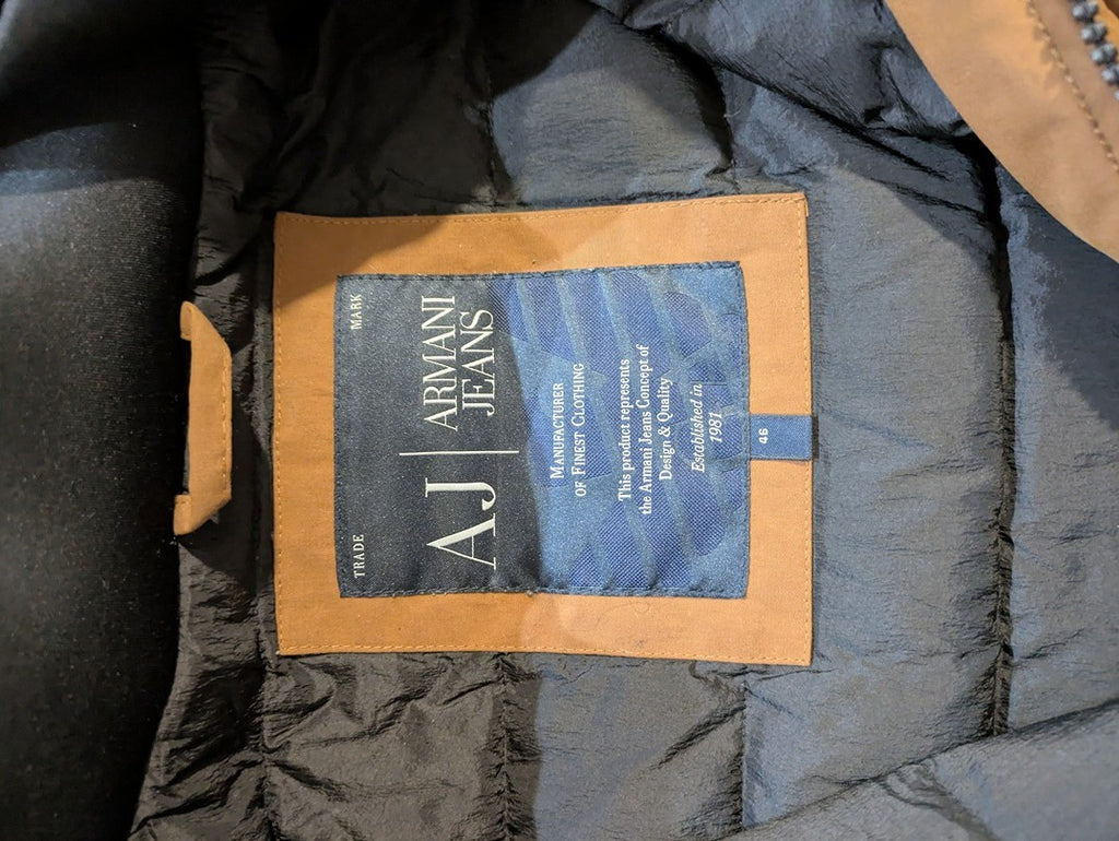 Doudoune Armani Jeans - Xl - Marron - Thgen-52