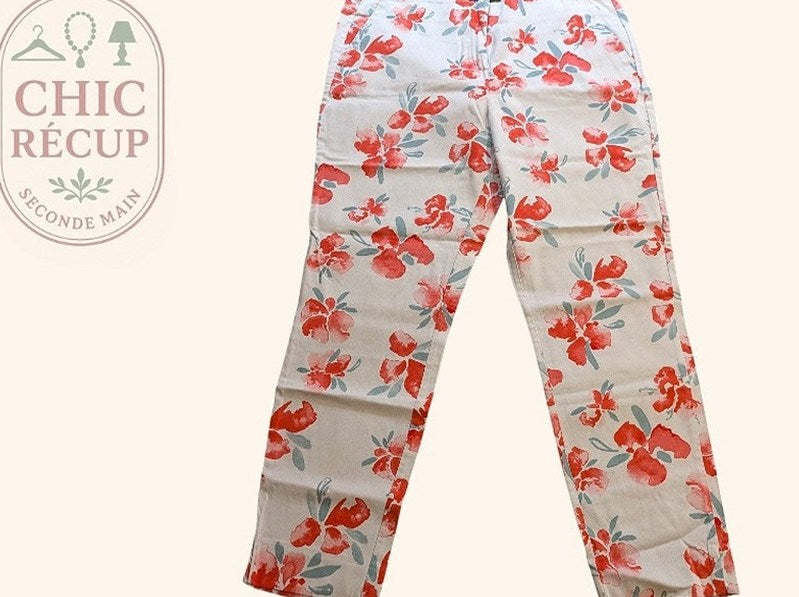 Pantalon Droit Zara - Xl - Multicolore - Paval-66
