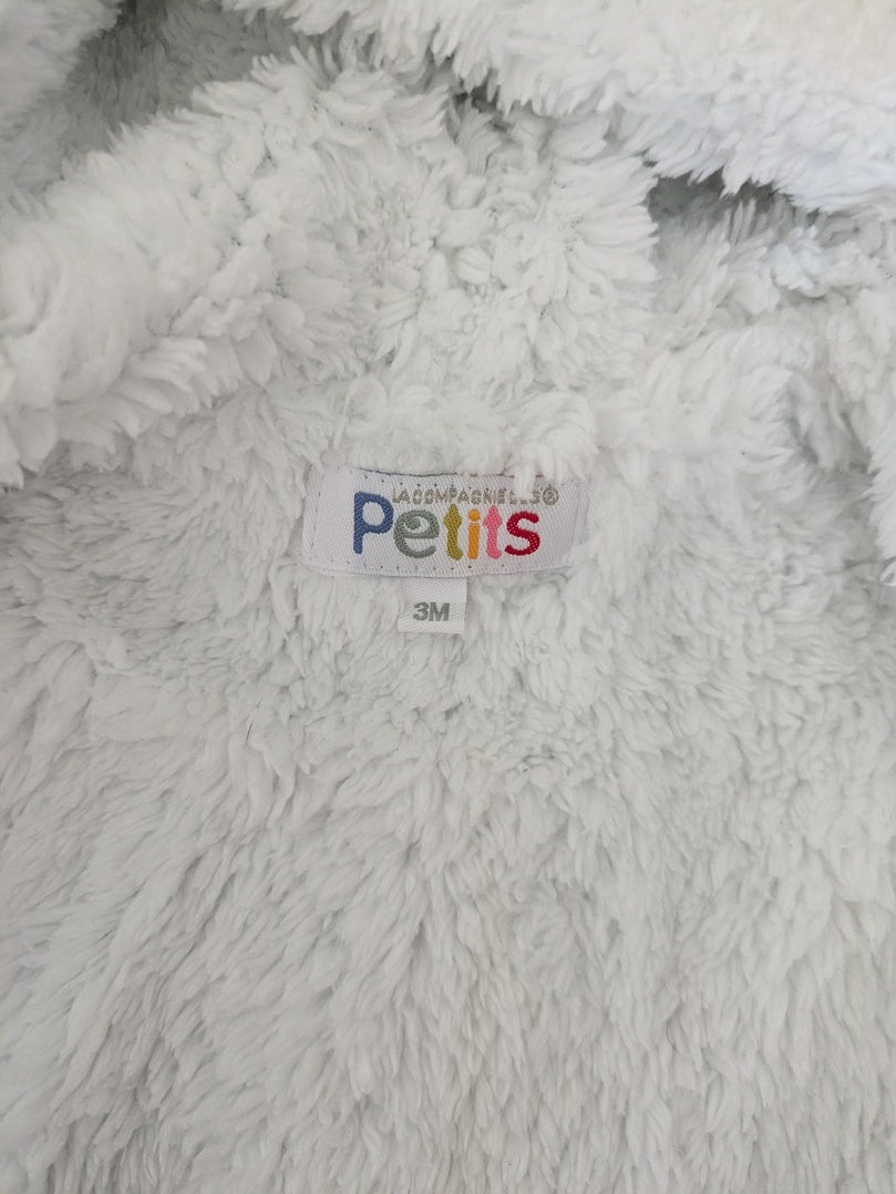 Vestes Polaire La Compagnie Des Petits - 3-6 Mois - Gris, Blanc