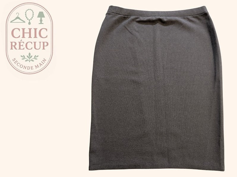 Jupe Midi Promod - M - Gris - Codia-03