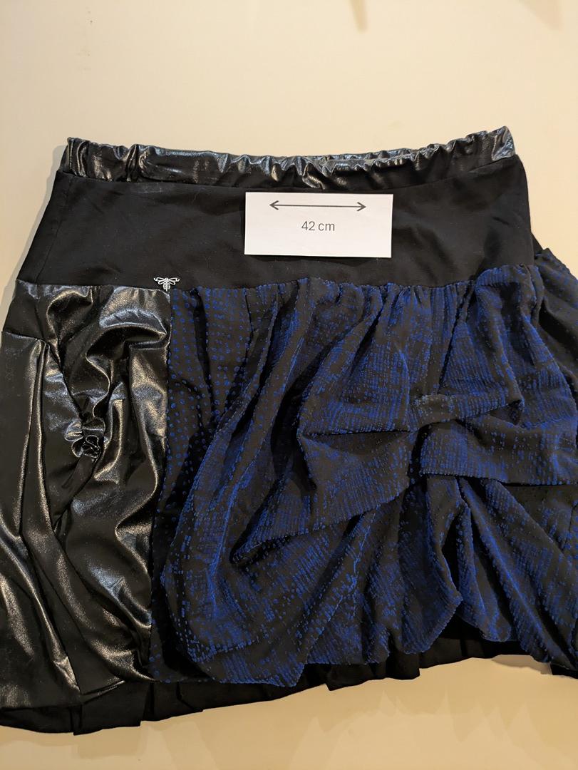 Jupe mini La mode est à vous - 44 - Noir/bleu