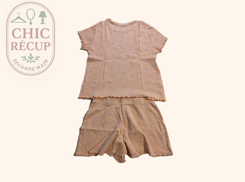 Pyjashort Kiabi - 10 ans - Pêche - Imprimé