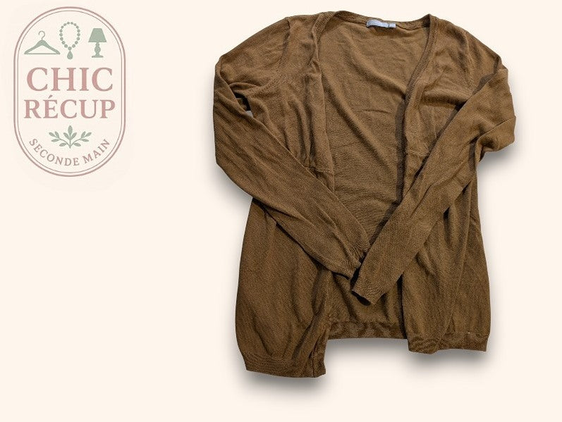 Cardigan 3 Suisses - 38 - Marron - Qubur-37