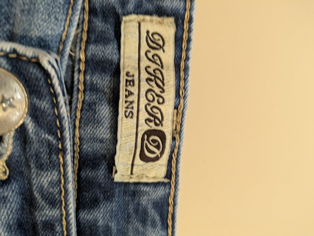 Short en jean Diker Jeans - 34 - Bleu - Distressed