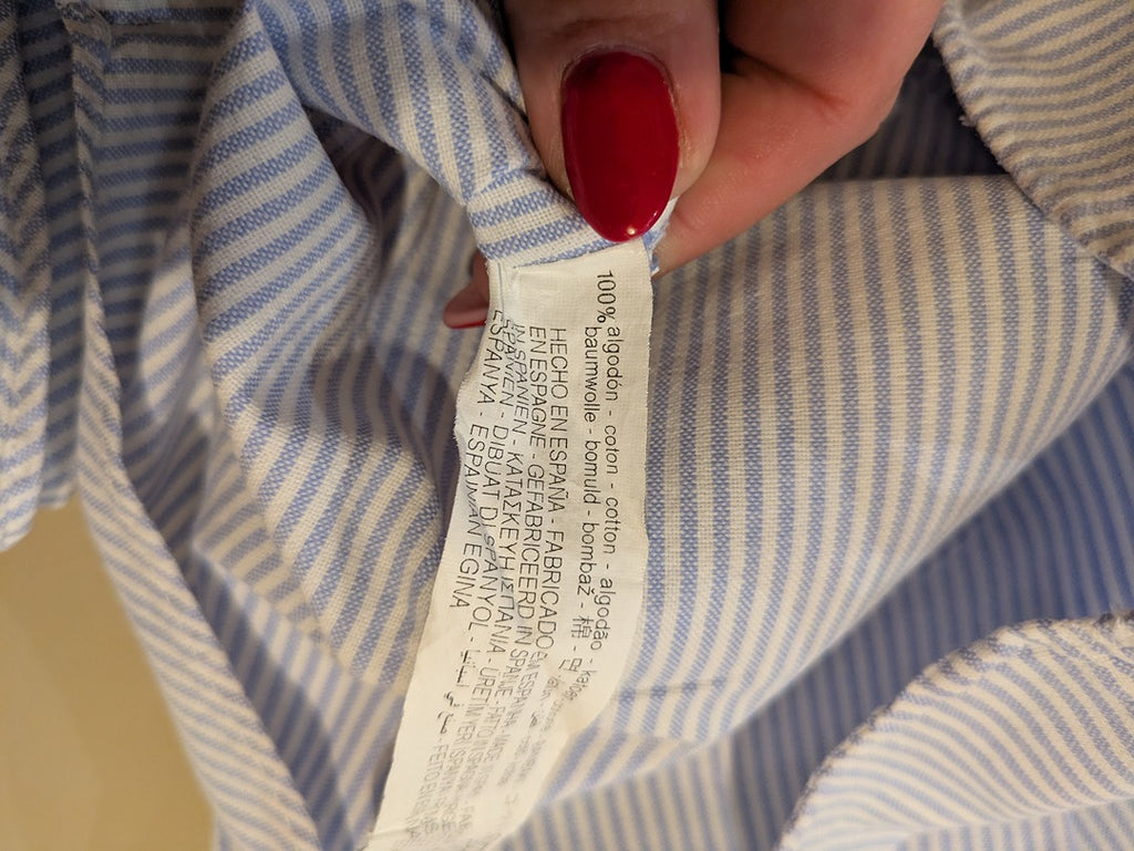 Chemise Zara - M - Bleu - Shbad-89