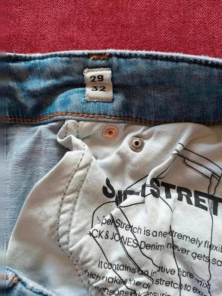 Jeans Coupe Droite Jack & Jones - M - Bleu Clair - Luvio-09