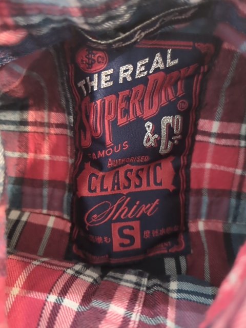 Chemise - Superdry - S - Rouge - G40me003f1