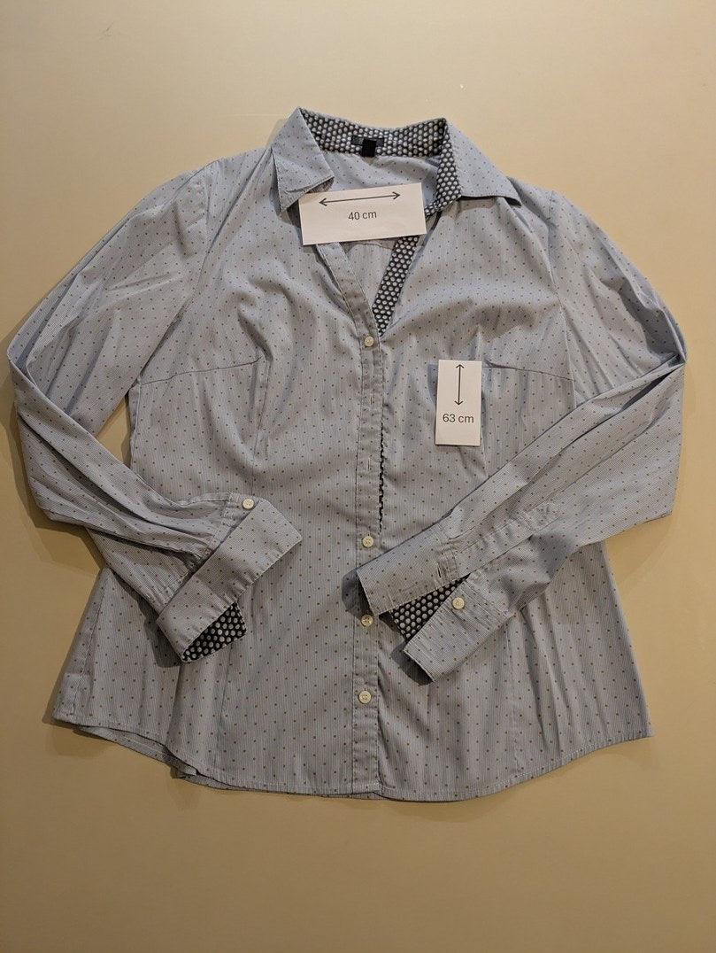 Chemise Esprit - L - Bleu Clair - Paval-31