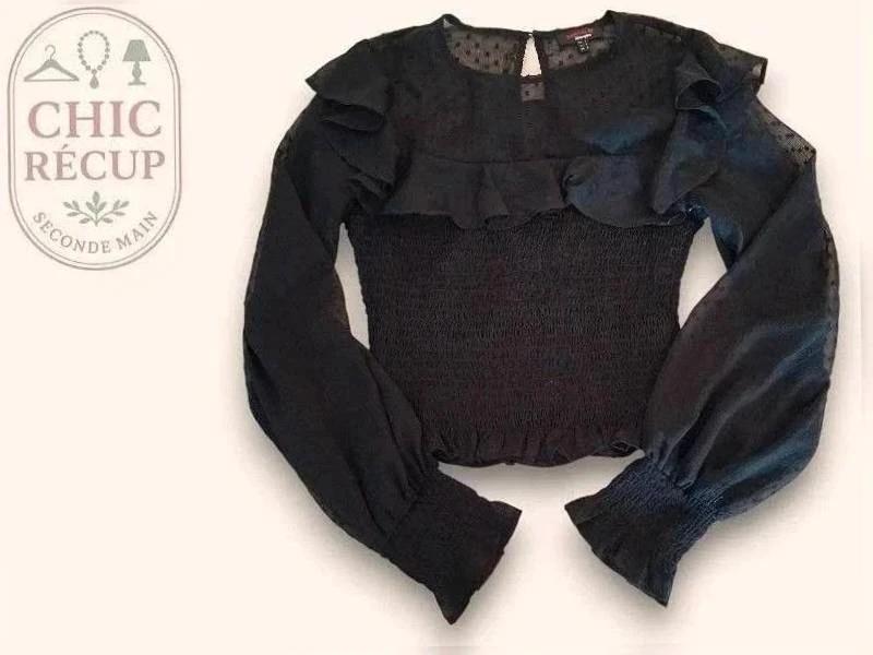 Blouse Don't Call Me Jennyfer - S - Noir - lerom-01