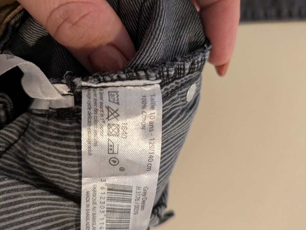 Jean Monoprix Kids - 10 Ans / 140 Cm - Gris - Olhat-20