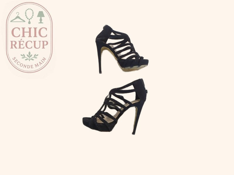 Chaussures à talons - Bestelle - 38 - Noir - Chiou-02
