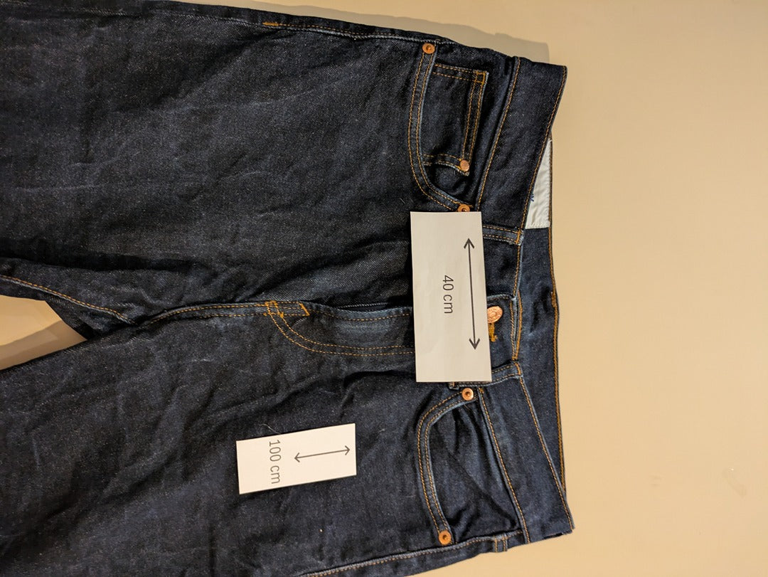 Jean skinny H&m - 32 - Bleu marine - Skinny