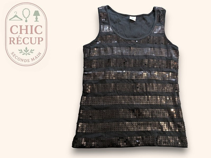 Débardeur M&s Mode - L - Noir - Chpav-25