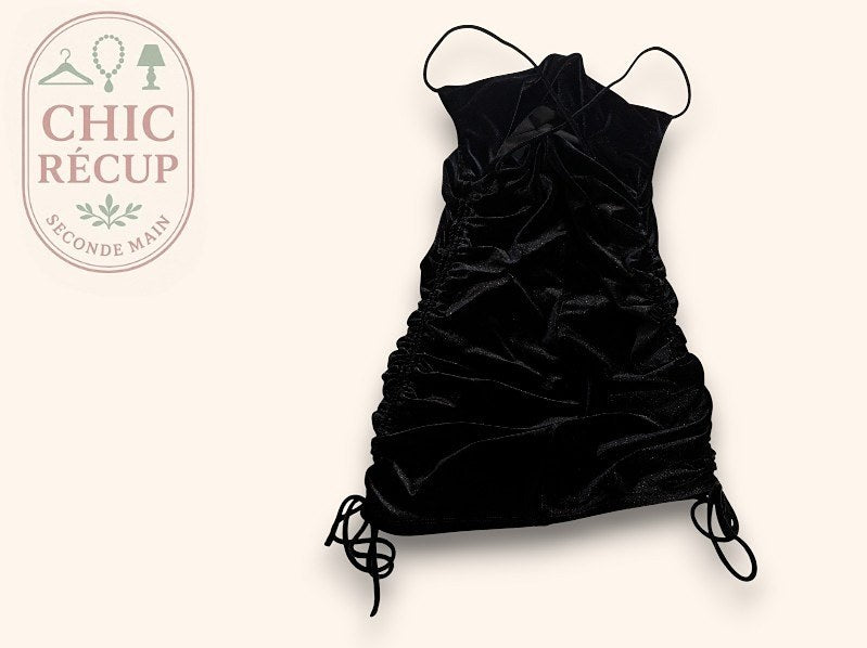 Robe De Soirée Zara - S - Noir - Amfat-34