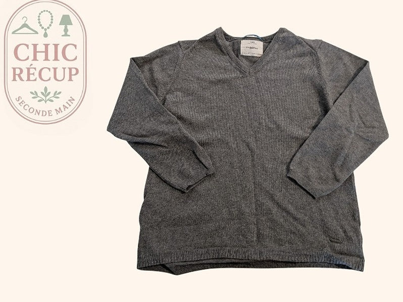 Pull Zara Kids - 9 ans / 134 cm - Gris - Olhat-25