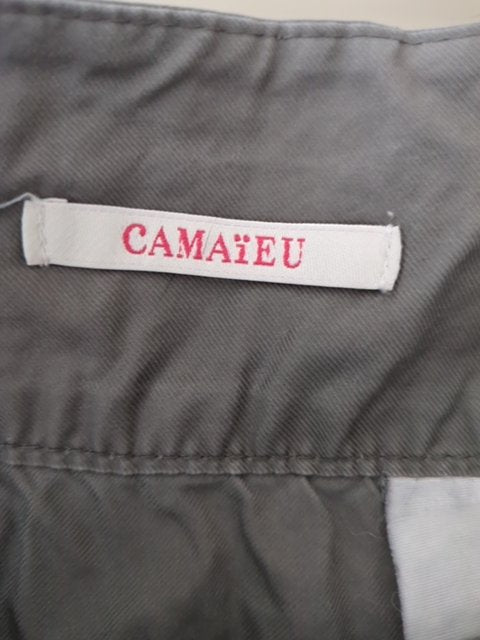 Jupe Camaïeu - Fr 44 - Khaki - 46cm