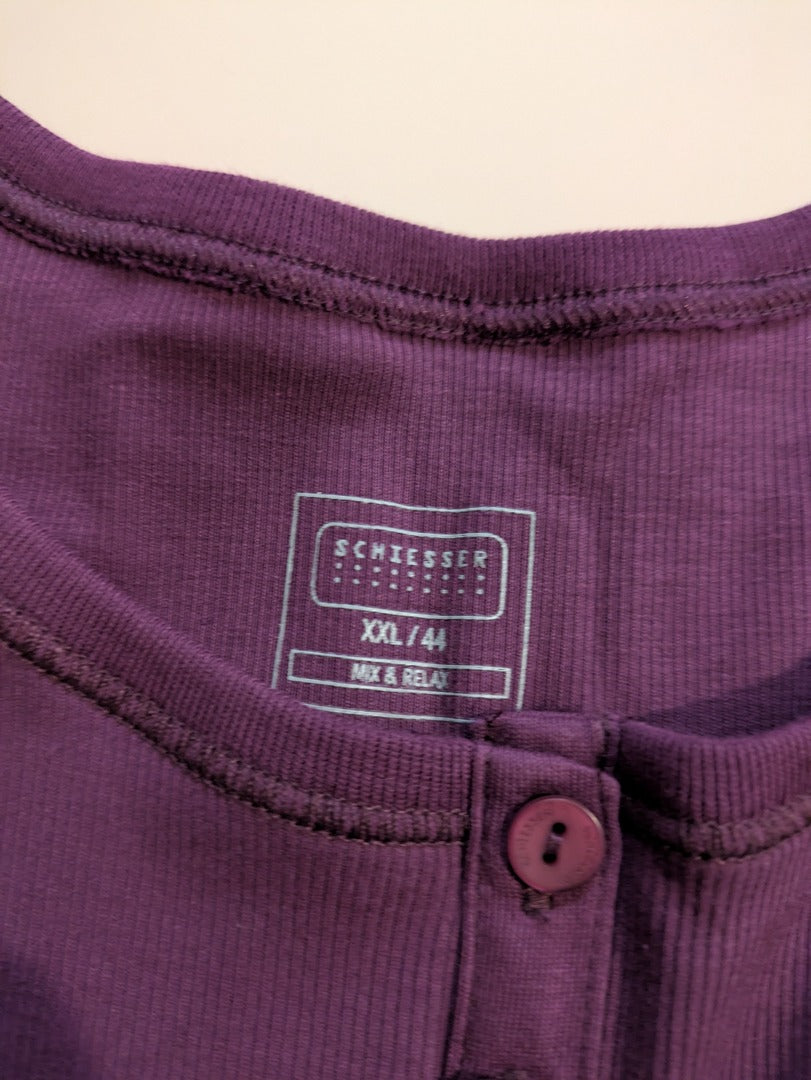 Débardeur Schiesser - Xxl/44 - Violet - Labag-190