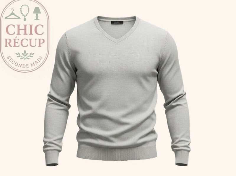 Pull Kiabi - M - Gris - Paval-79