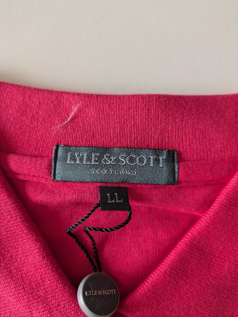Polo Lyle & Scott - Xl - Rose - Labag-377