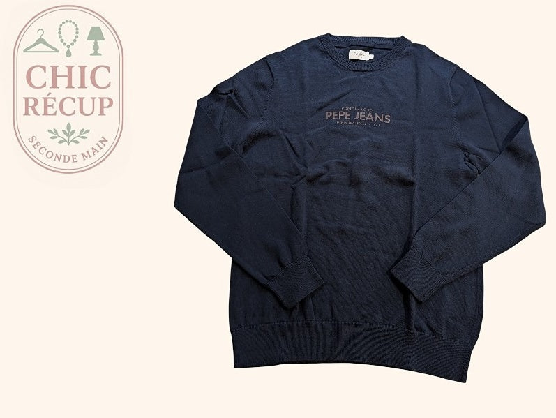 Pull Ras De Cou Pepe Jean - M - Marine - Grdec-4