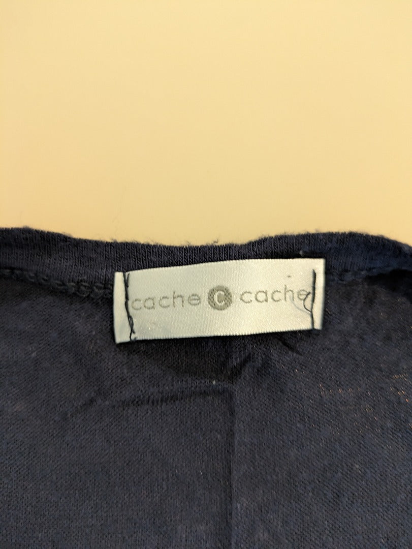 Robe D'ete Cache Cache - 36 - Marine - Evvio-26