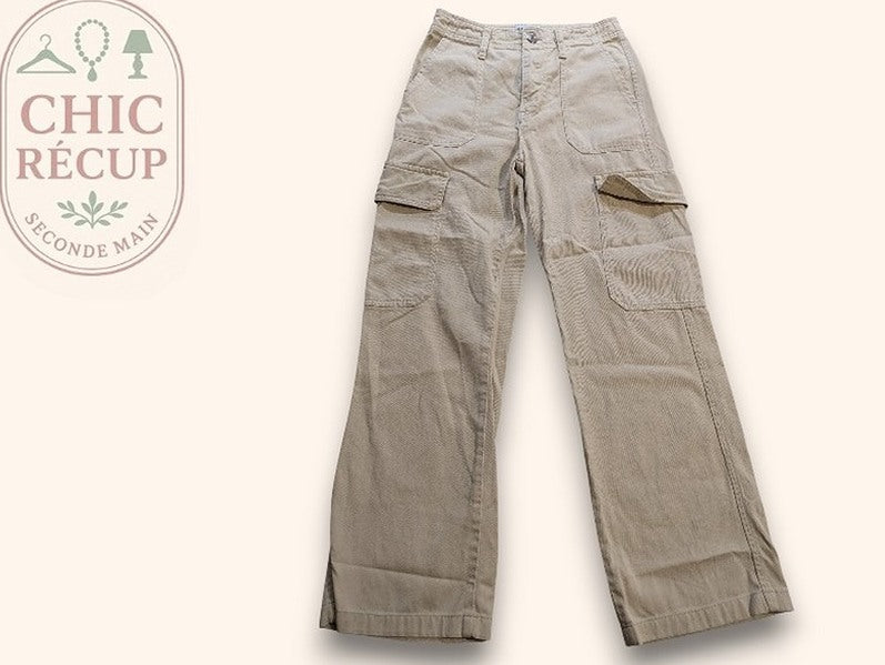 Autre Pantalon Zara - S - Crème - Amfat-26