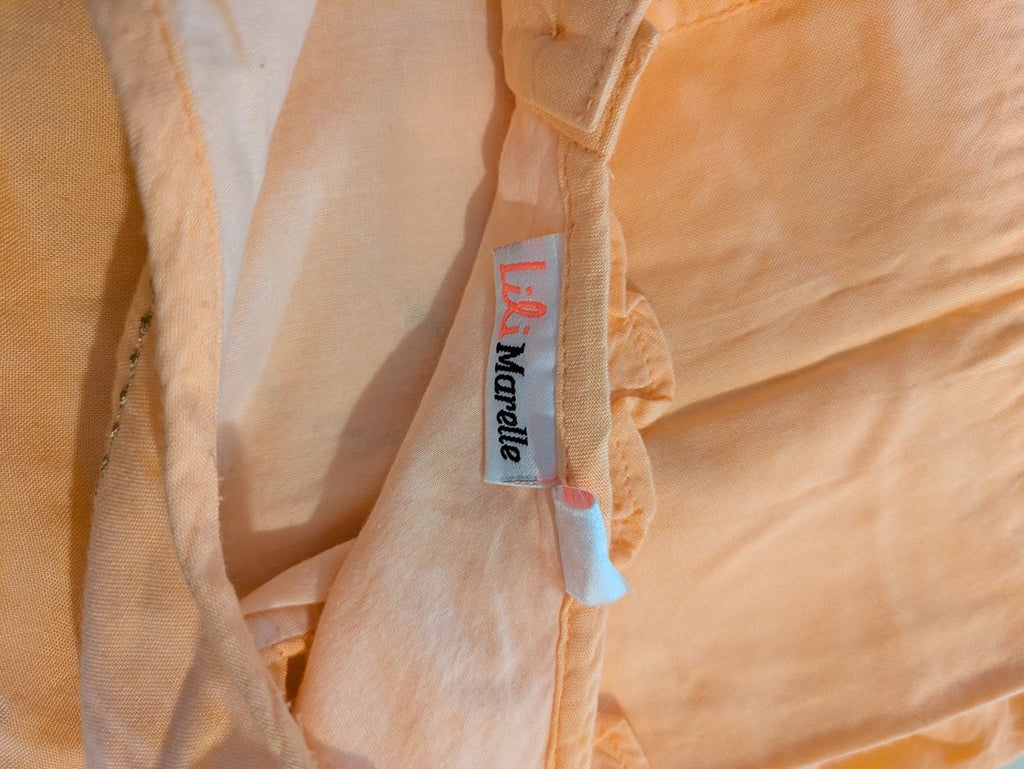Robe Courte Lili Marelle - 8 Ans - Orange - Audeb-19