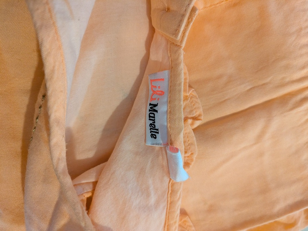 Robe Courte Lili Marelle - 8 Ans - Orange - Audeb-19