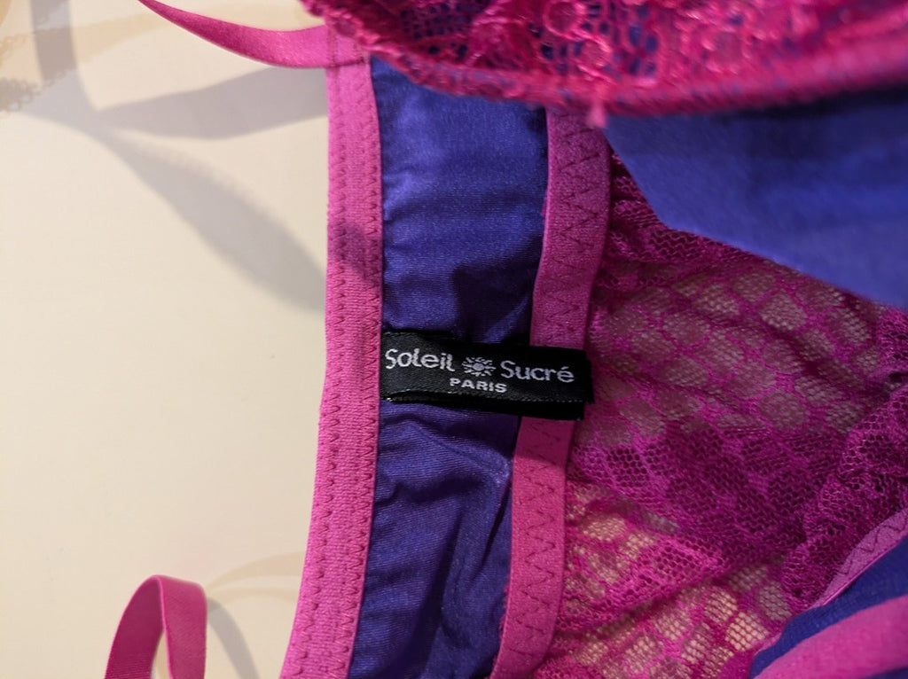 Accessoire De Lingerie Soleil Sucre - M - Fuchsia - Codia-27