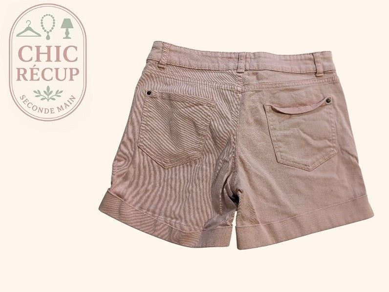 Short Longueur Genou La Redoute - 34 - Rose - Vabar-22